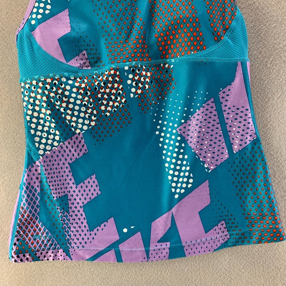 **SOLD**Nike Dri-Fit Tank Womens Small Blue Racerback Stretch Mesh - Picture 3 of 7